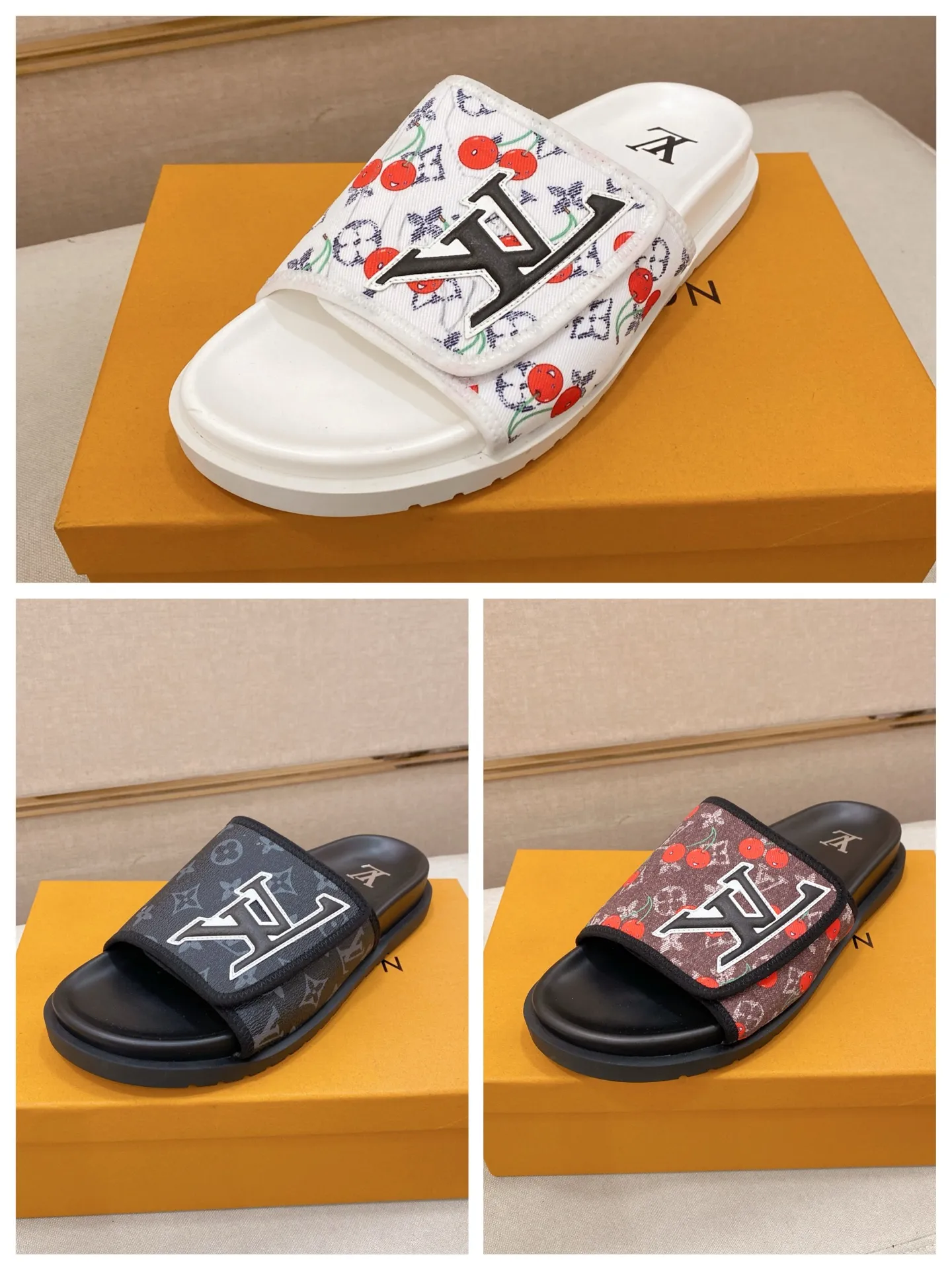 Men's shoes💰: 320💰Made by LV🔍Top purchasing agent, men's spring and summer slippers are available at the same counter. The uppers are made of cowhide imported from Italy, with logo graphics and high-quality craftsmanship. Soles: original soles specially provided by the original factory. Exclusive molded soles are super comfortable. Original goods with single order, 🔍🔍high quality, you can enter and exit the counter at will. Welcome to compare, code number 38-44. Can be customized45